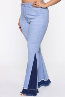 Jeans maxi Charleston în stil boho