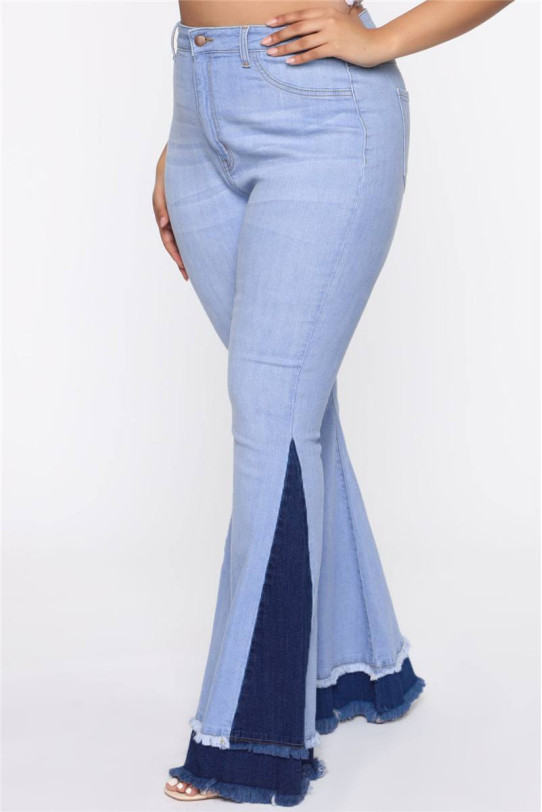 Jeans maxi Charleston în stil boho