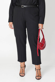 Pantaloni maxi negri eleganți