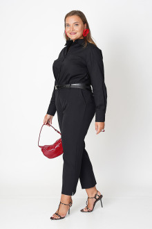 Pantaloni maxi negri eleganți