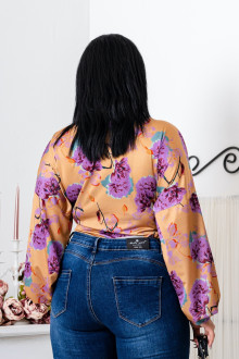 Body kimono feminin cu imprimeu floral